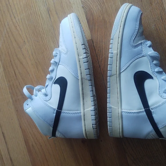 Nike Dunk High Football Grey Black Size 6.5y - Picture 7 of 12